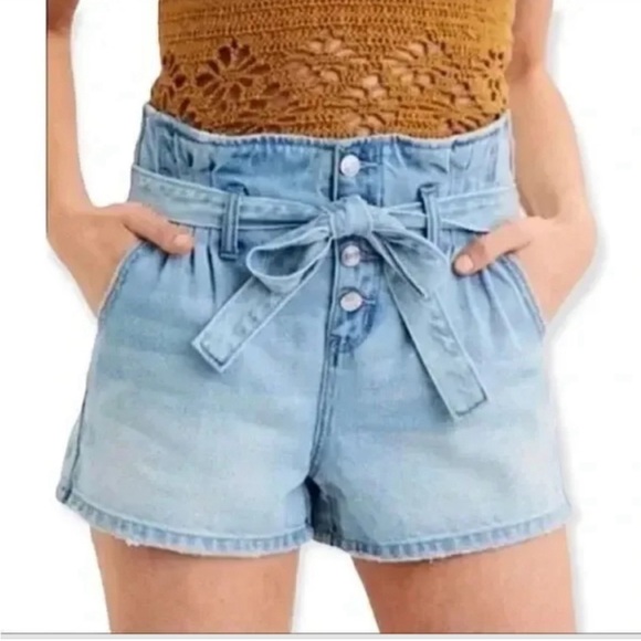 American Eagle Outfitters Pants - American Eagle Tie Front Jean Shorts BUNDLE 3 FOR $30